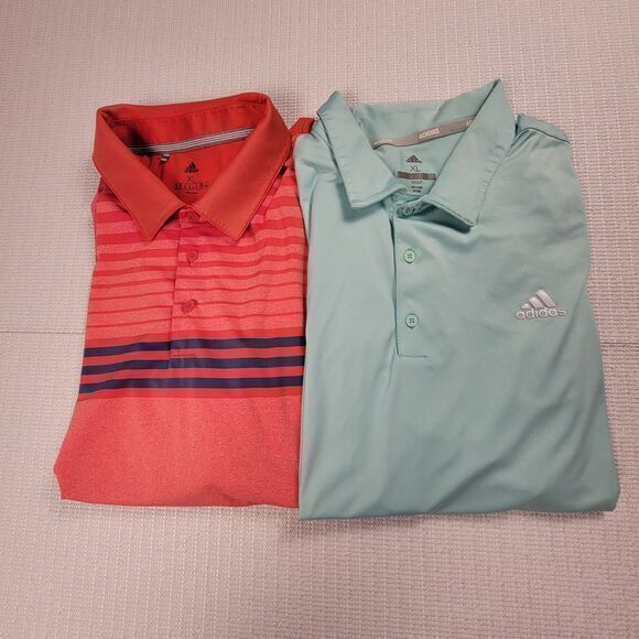 Adidas Golf‎ Performance Polo Lot (2) Men's Size XL - Picture 1 of 14